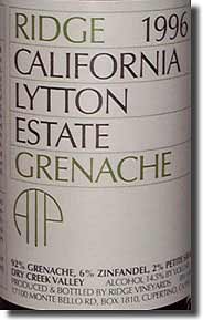 Ridge Grenache ATP