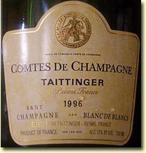 1996 Taittinger Comtes de Champagne Blanc de Blancs