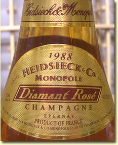 1988 Heidsieck & Co., Monopole Diamant Rose