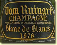 1976 Dom Ruinart Blanc de Blancs