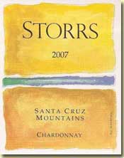 2007 Storrs Chardonnay Santa Cruz Mountains