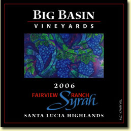 2006 Big Basin Vineyards Syrah Fairview Ranch