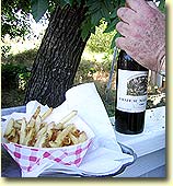 1961 Chteau Magdelaine with fries