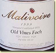 Malivoire 99 Old Vine Foch