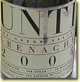 Unti Grenache Dry Creek Valley 2004