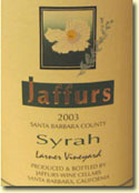 Jaffurs Syrah, Lasser Vineyard 2003