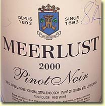 MEERLUST PINOT NOIR