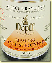 DOPFF RIESLING SCHOENENBOURG 2003