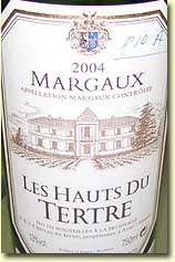 LES HAUTS DU TERTRE ROUGE 2004 Margaux