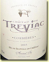CHATEAU DE TREVIAC ROUGE 2005, CORBIERES