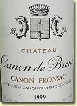 CHATEAU CANON DE BREM 1999, Canon-Fronsac