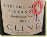 CLINE ANCIENT VINES ZINFANDEL 2005