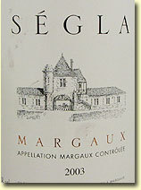 SEGLA 2003 Margaux