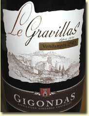 LE GRAVILLAS GIGONDAS 2005