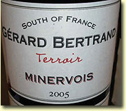 GERARD BERTRAND TERROIR MINERVOIS 2005