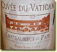 CUVEE DU VATICAN CHATEAUNEUF-DU-PAPE RESERVE SIXTINE