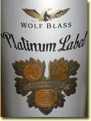 WOLF BLASS PLATINUM LABEL SHIRAZ