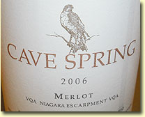 CAVE SPRING MERLOT 2006