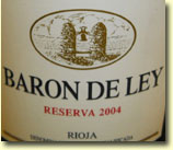 BARON DE LEY RESERVA 2004 