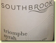 SOUTHBROOK TRIOMPHE SYRAH 2007
