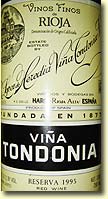 1995 Vina Tondonia Reserva