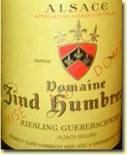 2001 Zind Humbrecht Riesling Gueberschwihr