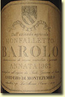1982 Cordero di Montezemolo Barolo Monfalletto