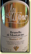 1997 Altesino Brunello di Montalcino Montosoli
