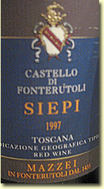 1997 Castello di Fonerutoli Siepi