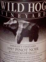 Wild Hog Label