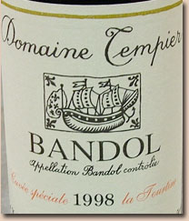 1998 Domaine Tempier Bandol La Tourtine