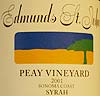 2001 Sonoma Coast Syrah, Edmunds St. John, Peay Vineyard