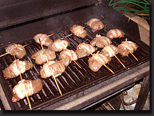 Ducks on the grill