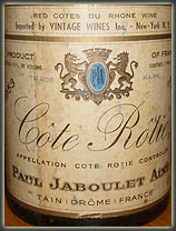 Paul Jaboulet Cote-Rotie 1953