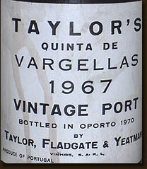 Taylor’s Quinta de Vargellas Port 1967