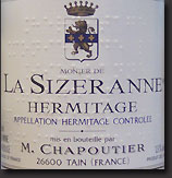 1997 M. Chapoutier Hermitage La Sizeranne