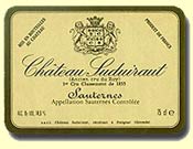 Chateau Suduiraut Premier Cru Sauternes 1999