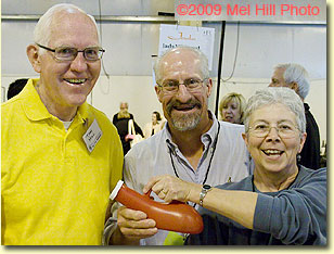 Steve Lagier and Carole Meredith with Tom Hill