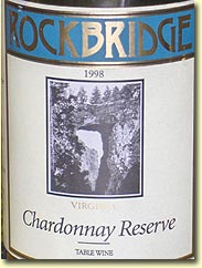 Rockbridge Winery Reserve Chardonnay 1996