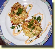 Sally's delicious crab cakes