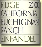 Ridge Buchignani Ranch Zinfandel