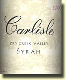 '00 Carlisle Syrah