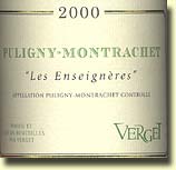 Verget Puligny-Montrachet "Les Enseignres"