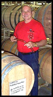 Milan Maximovich in his cellar