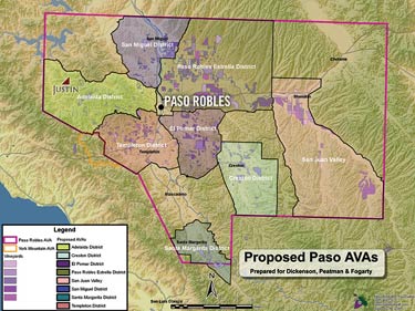 Proposed Paso AVA map