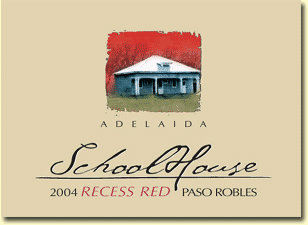 2005 Adelaida Schoolhouse Recess Red