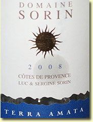 2008 Domain Sorin Terra Amata Cotes de Provence