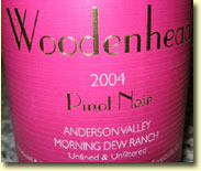 2004 Woodenhead Pinot Noir Morning Dew Ranch
