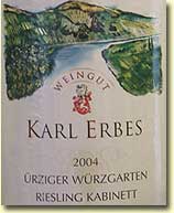 2004 Karl Erbes rziger Wrzgarten Mosel Saar Ruwer Riesling