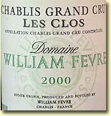 2000 William Fevre Chablis Les Clos